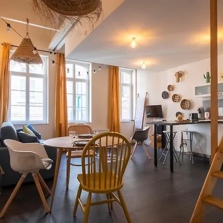 Appartement Chez Alphonse ~ Duplex ~ Centre-ville Amiens